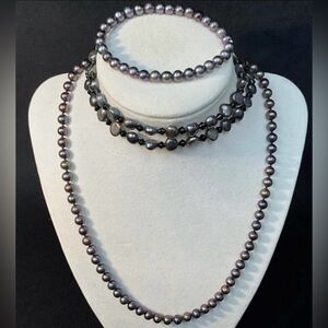Black Pearl Jewelry Set